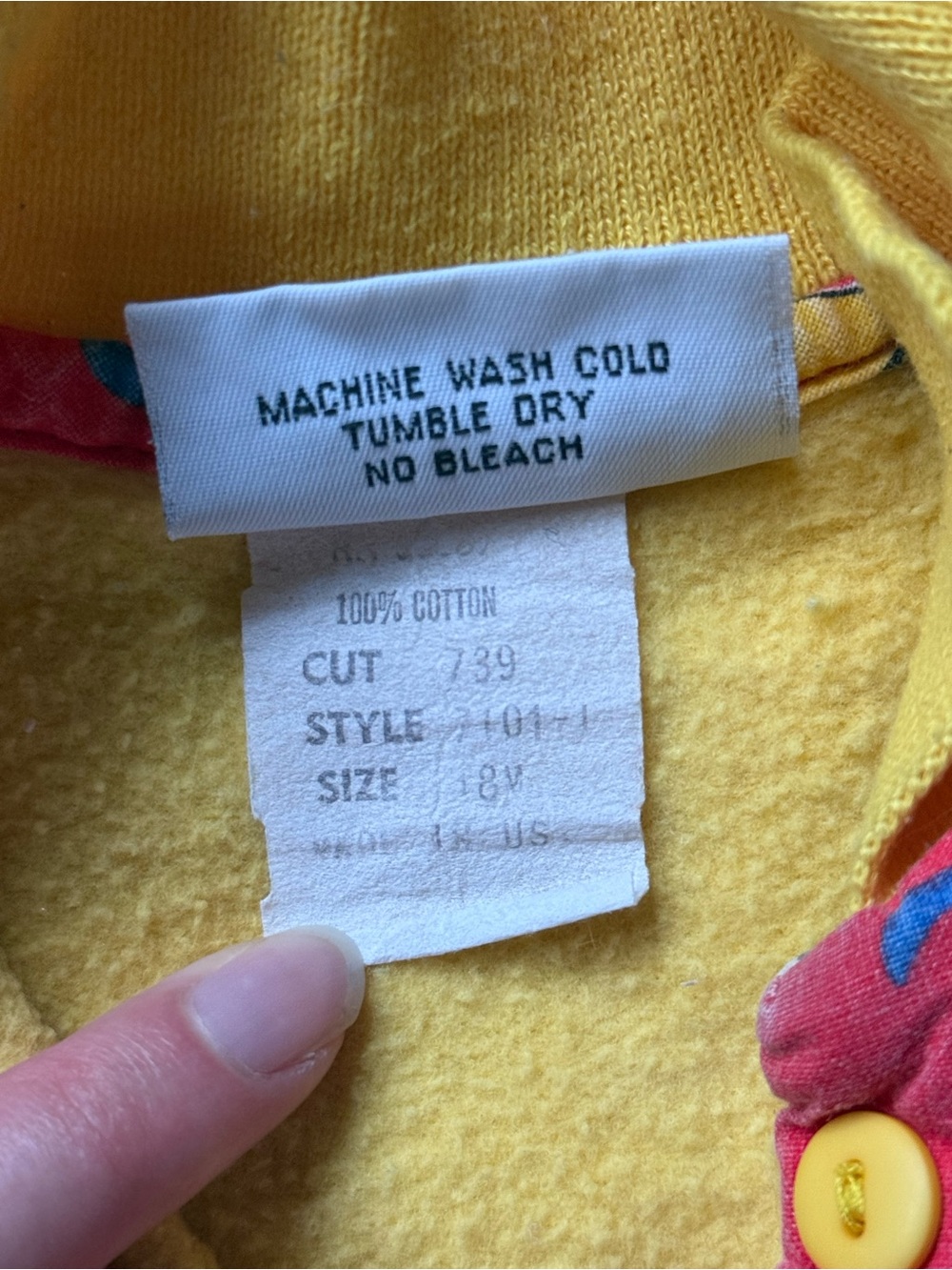 Vintage Cache Cache Toddler Two-Piece Set - Picture 4 of 5